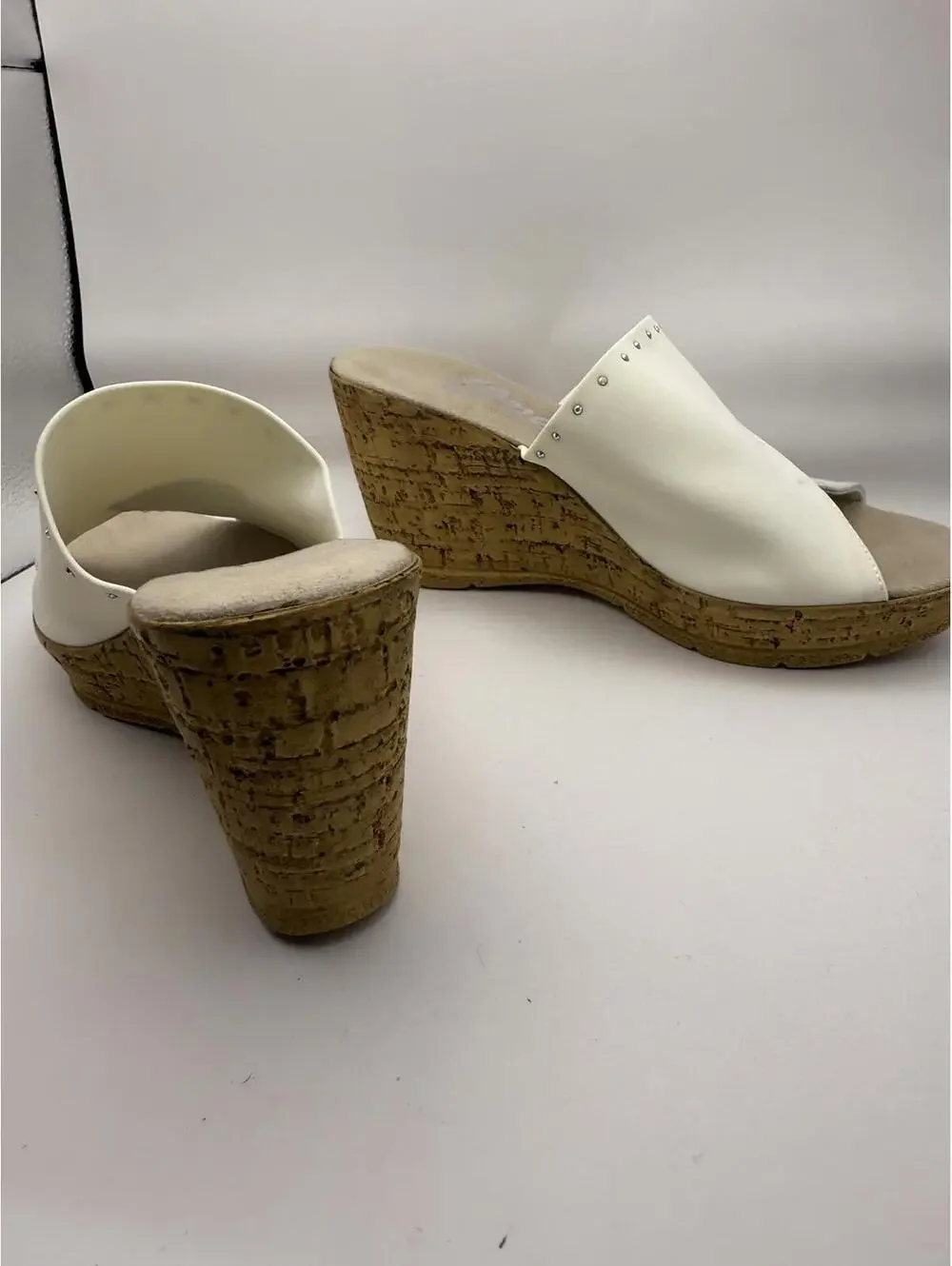 Onex Women's, Cathi Sandal Size 5 Women's Wedge Slide Sandals with Cork Platform
